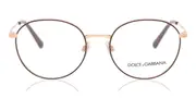 Dolce & Gabbana DG1322 1333 Women’s Glasses Gold Size 53 - Private Health Rebate - Blue Light Block Available