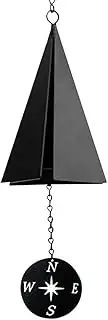 Dpaaoyer Compass Wind Chime Iron Triangle Wind Chime Pendant Decoration