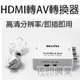 [佐印興業] 影音訊號 轉換器 HDMI轉AV轉換器 傳統電視轉換 HDMI高清轉接器 即插即用