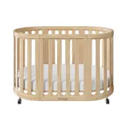 Babyhood Kaylula Sova Cot Classic & Mattress - Beech