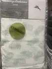Tommy Bahama Set of 2 Pineapples Stone Washed Pillowcases GreenOn White Standard