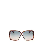 Full-frame sunglasses 63 White