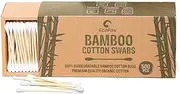 Bamboo Cotton Swabs 500 Count | Biodegradable & Organic Wooden Cotton Buds | Double Tipped Ear Sticks | 100% Eco-Friendly & Natural | Perfect for Ear Wax Removal, Arts & Crafts, Removing Dust & Dirt