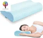 Anvo Memory Foam Pillow, Neck Contour Cervical Orthopedic Pillow for Sleeping