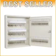 Heavy-Duty Key Storage Box: 100 Hooks, Lockable Design for Ultimate Protection