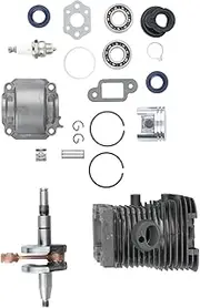 XXUMKL Fit For S-T-I-H-L MS170 MS180 017 MS 180 Chainsaw 38Mm AT29-Cylinder Piston Crankshaft Engine Pan Kit