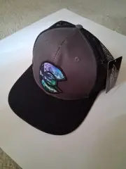 Charcoal Maroon Bells C(Colorado) logo trucker hat