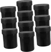 NAMOARLY 10 Pack Plastic Storage Jars Airtight Lids 150ml Jars for Home Travel Outdoor and Versatile Storage