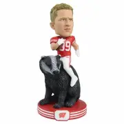 JJ Watt Wisconsin Badgers Riding Badger Bobblehead NCAA Houston Texans