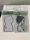 PICKET FENCE STUDIOS "KYLEE GIRL" STAMP/DIE BG-124 BOTH NEW