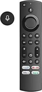 New Voice TV Remote Replacement for NS-RCFNA-21 Controller, Replacement for Insignia Smart TVs, Replacement for Toshiba TVs with Netflix Disney+ Hulu Shortcut Buttons