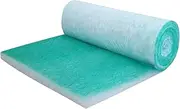 AcbbMNS Spray Booth Filter Paint Booth Fiberglass Exhaust Filter Roll, 75cm Width x 20M Length x 6cm Thickness