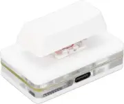 USB Button Single Keyboard, 1-Key Programmable Macro PC OSU Keyboard Red Switch