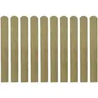 vidaXL 20 pcs Impregnated Fence Slats Wood 80 cm BMG