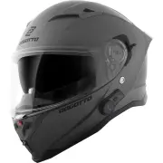 H153 BT Matt Grey Bluetooth Helmet