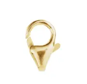 14K Yellow Gold 8.25-10mm Fancy Oval Tear Drop Lobster Trigger Clasp Hook Claw