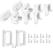 Retractable Baby Gate Replacement Parts Kit Child Safety Gate Full Set Wall Moun