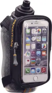 Ergonomic SpeedView Flask - 18oz Insulated Water Bottle with Touchscreen Holder
