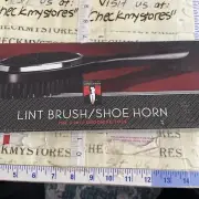 The Art of the Gentleman Lint Brush / Shoe Horn - 3 in 1 Grooming Tool Black New