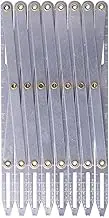 Aluminum Sewing Gauge, Gauge Button Guide Equal Space Divider Tool for Quilting Craft Pleat Spacer Adjustable Expanding Spacing Device Buttons Pleats DIY Curtain Accessories