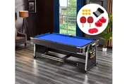 ActiveGo AirShot 4-IN-1 Pool, Air Hockey, Table Tennis Table