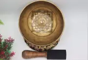 Experience Divine Harmony with Exquisite 12-Inch Handcrafted Yantra Singing Bowl