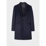 PAUL SMITH WOOL SINGLE-BREASTED OVERCOAT 羊毛大衣