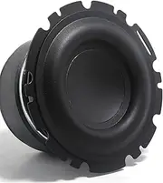 1PC 4.5 Inch Mid Woofer Speaker Unit 4Ohm 50W Deep Bass Subwoofer Large Rubber Loudspeaker Subwoofer Car Audio Home Theater DIY (Size : 4.5 Inch)