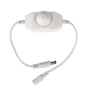 LED Light Dimmer Brightness Adjust Knob DC12V Control Switch Female Male Adapter