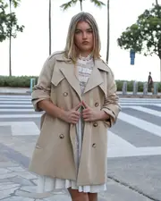 [Belle & Bloom] Whispers of Verona Trench Coat - Light Camel