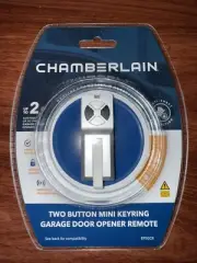 Chamberlain Key Ring 2 Button Remote Control For Garage Door Opener E950CR