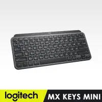 在飛比找PChome24h購物優惠-【羅技】MX Keys Mini 無線鍵盤 - 時尚黑