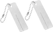 Yardwe 2pcs Fish Hook Sharpeners Fishing Accessory Tool Compact Hook Sharpener Portable for Camping