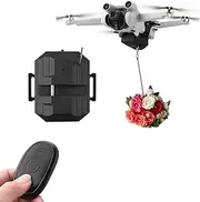 Airdrop System Compatible with DJI Mini 4 Pro/3/2/SE Drone Payload Dropper Release Dropping System Delivery Transport Device Thrower for Fishing Line, Wedding, Rescue