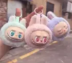 Labubu the Monster Plush Head Bag Charm Replica Keychain - Blind Surprise!