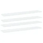 4 Pcs White Bookshelf Boards Replacement Part Chipboard Book Cabinet Shelf Panel
