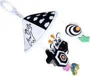 Toyvian Educational Crib Hanging Wind Chime Soothing Pendant for Early Training for Brain and Visual Development Practical Stroller Accessory for Boy Girl