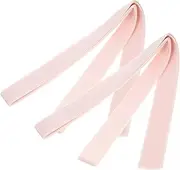 [Generic] 2 Rolls Pointe Shoes Dance Soft Ribbon Women Shoe Ribbon Pointe Show Ribbon Ballet Dance Ribbon Colored Shoe Ribbon Ballet Shoe Ribbon Woman Shoe Ribbon Dance Shoe Ribbon Pink