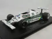 Williams FW07B #27 Jones World Champion 1980 French GP w/ Display Case in 1:18 s