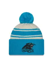 NFL Carolina Panthers Sideline 2022 Chrome Bobble Woolly Hat Knit 196314141017