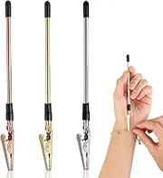Abeillo 3 Pieces Bracelet Helper Tool Jewelry Helpers Hand Bracelet Clasps and Closures Fastener Fastening and Hooking Tools for Jewelry Bracelet Necklace Watch Zippers, Rose Gold,Silver