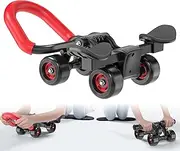4 Wheel Ab Roller, Core Workout Muscle Wheel Roller Trainer, Strength Training Equipment, Push Up Exercise Equipment, Ab Machine, Ab Trainer, Sports Fitness Equipment for Women Men
