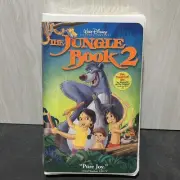 Jungle Book 2 VHS Animated Movie Clamshell Case NEW SEALED With Watermark