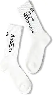 AddElm(アドエルム) Ad Elm Men's Booster Logo Socks