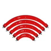 5Pcs Radius Corner Jigs for Wood Working, Woodworking round Corner Radius Templa