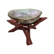 Abalone Shell Tripod Stand smudge stick Holder
