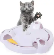 Cat Toy, Interactive Automatic Toy for Cat or Kitten, Adjustable Electronic Battery Operated Toy