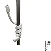 NVRTTRR Universal 1/4 Threaded Hole Baby Monitor Mount Bracket, Adjustable Gooseneck Arm Holder with Clip Baby Monitors (20.47in)