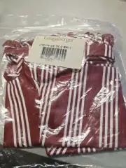 New Longaberger Berry Red Stripe Liner for Glad Tidings 2665417