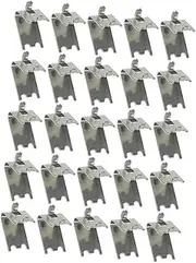 Outanaya 25pcs Metal Shelf Clips for Refrigerator Freezer Fridge Side Shelves z Clips for Kitchen Picture Framing Supplies